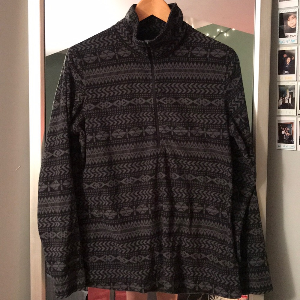 Columbia turtle neck patterned fleece